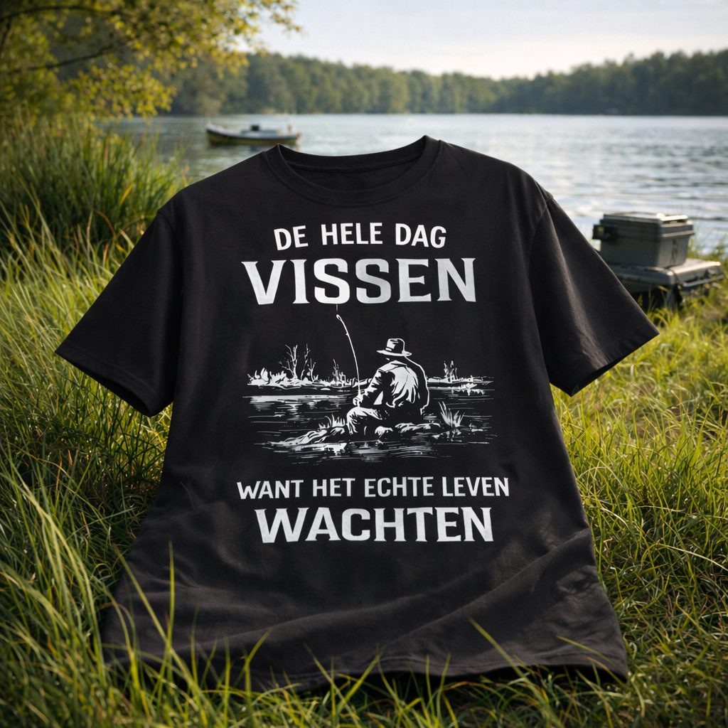 De hele dag vissen, want het echte leven kan wachten.