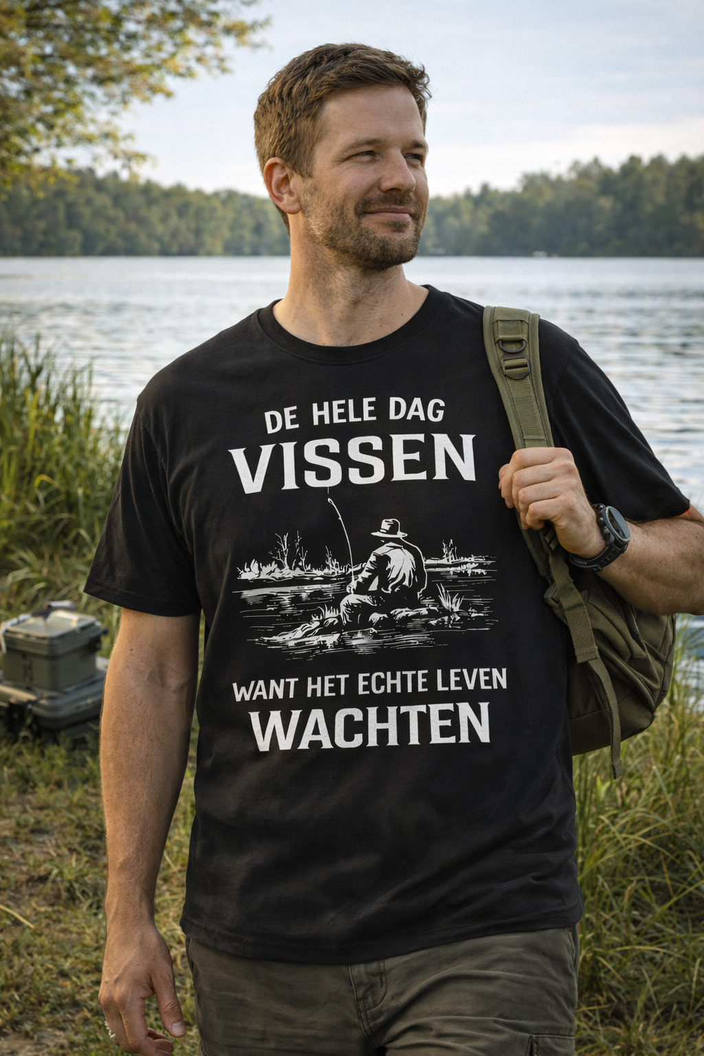 De hele dag vissen, want het echte leven kan wachten.